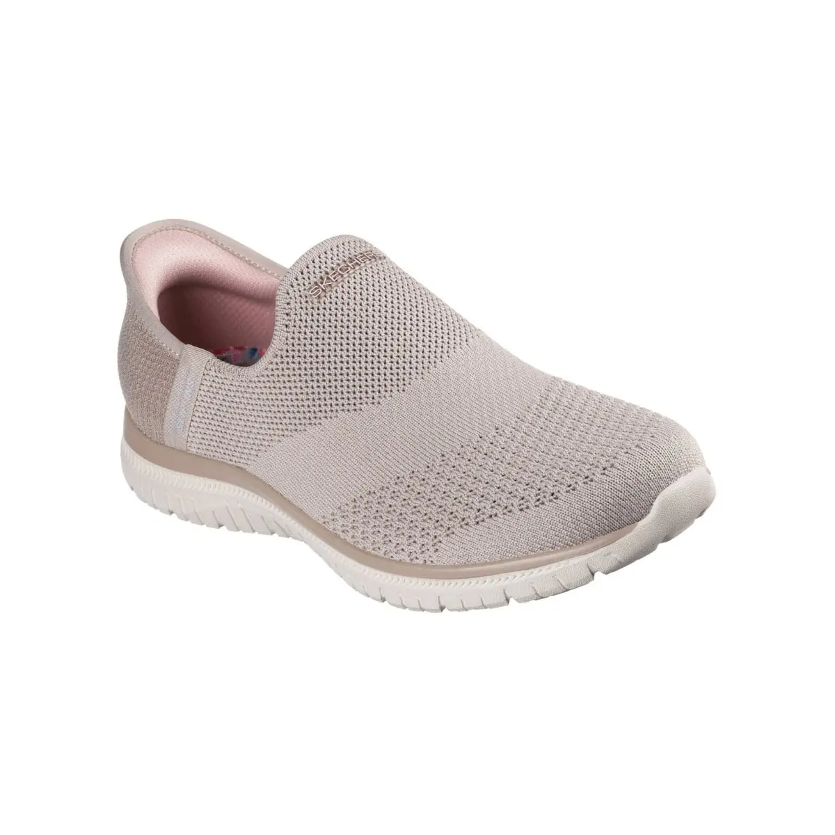 Tenisky bez tkaniček Slip-In Virtue-Sleek de Skechers® hnědošedá