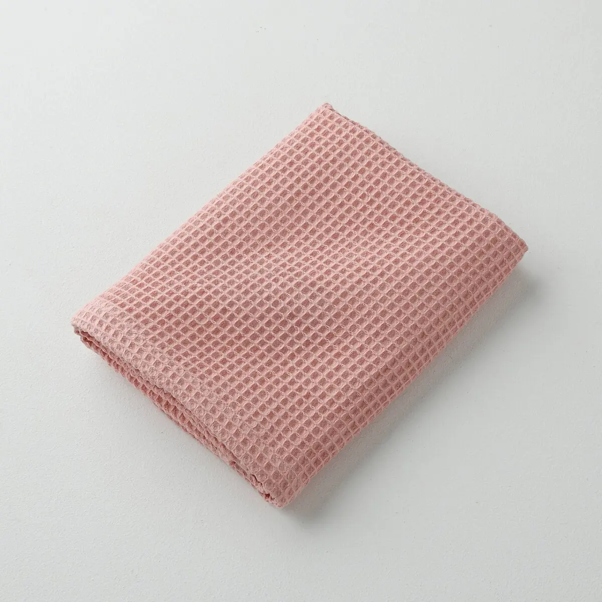 Koupelnový textil se vzorem včelích pláství 320g/m2 růžová pudrová
