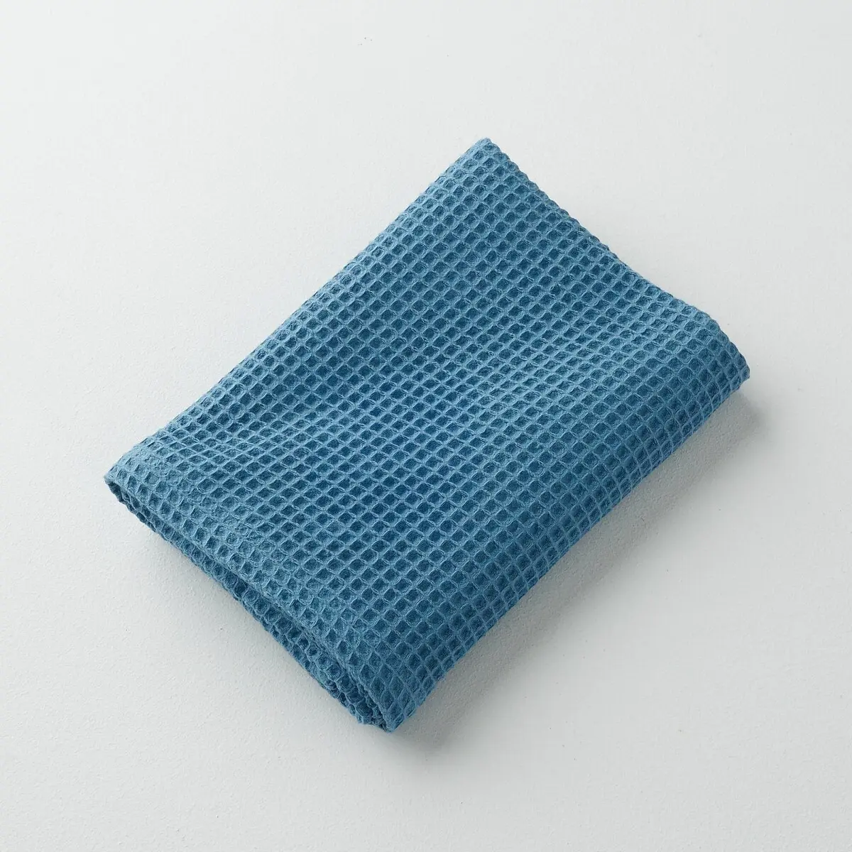 Koupelnový textil se vzorem včelích pláství 320g/m2 modrá
