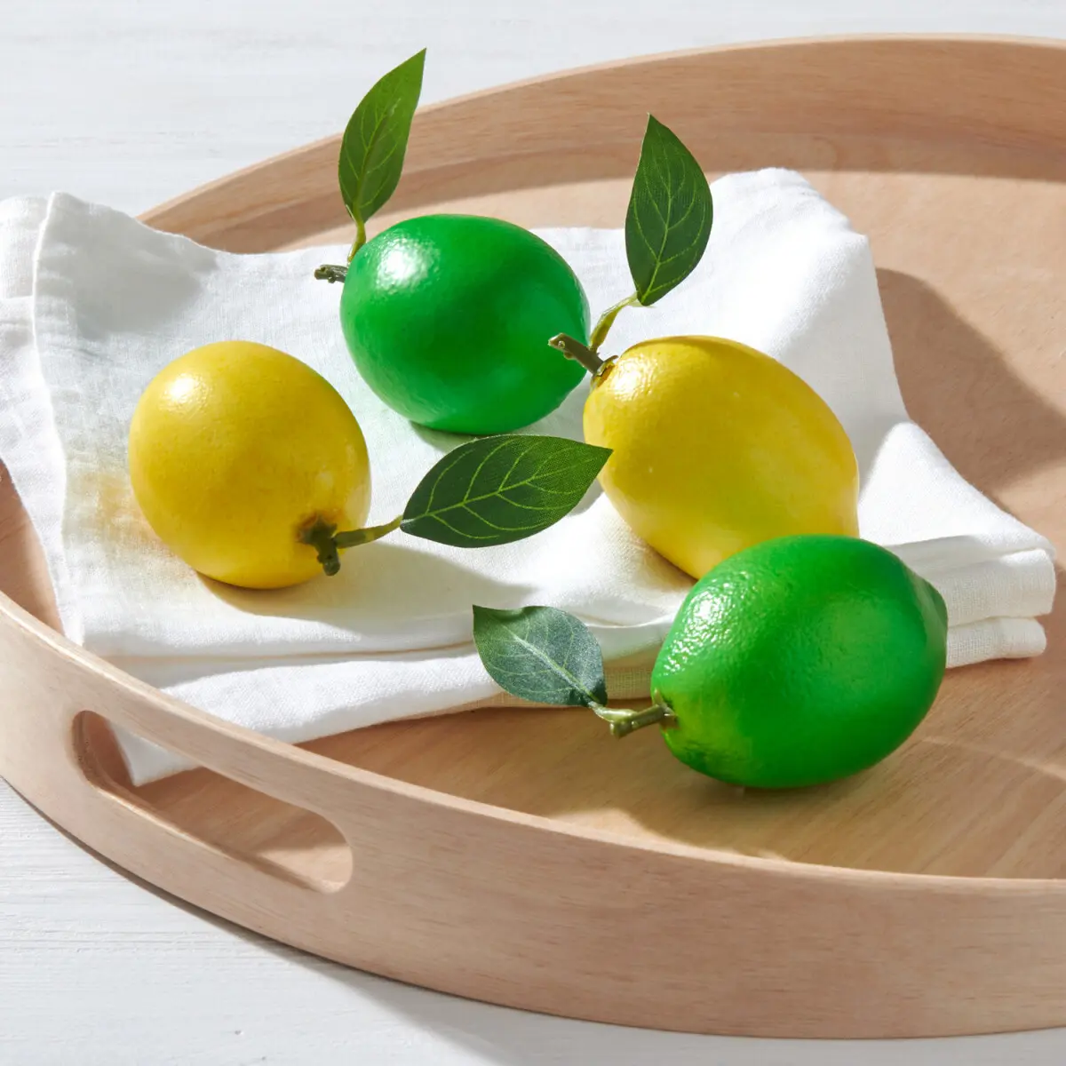 Dekorace 2 citrony a 2 limetky