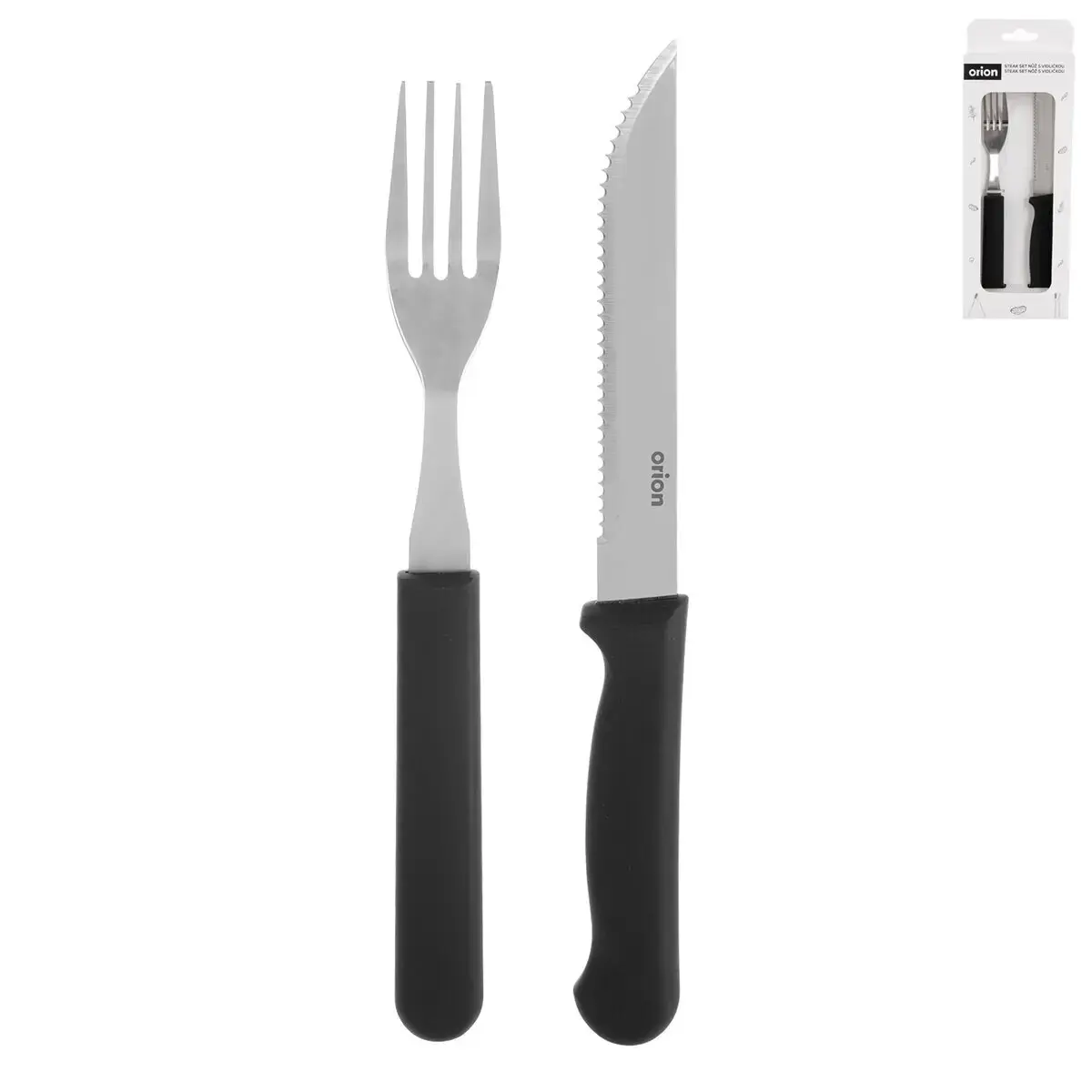 Steak set nůž s vidličkou
