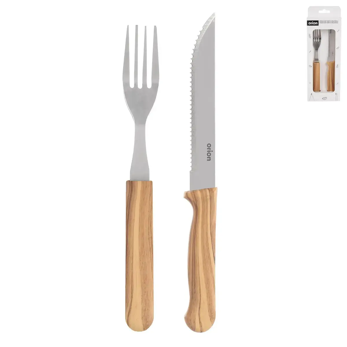 Steak set nůž s vidličkou
