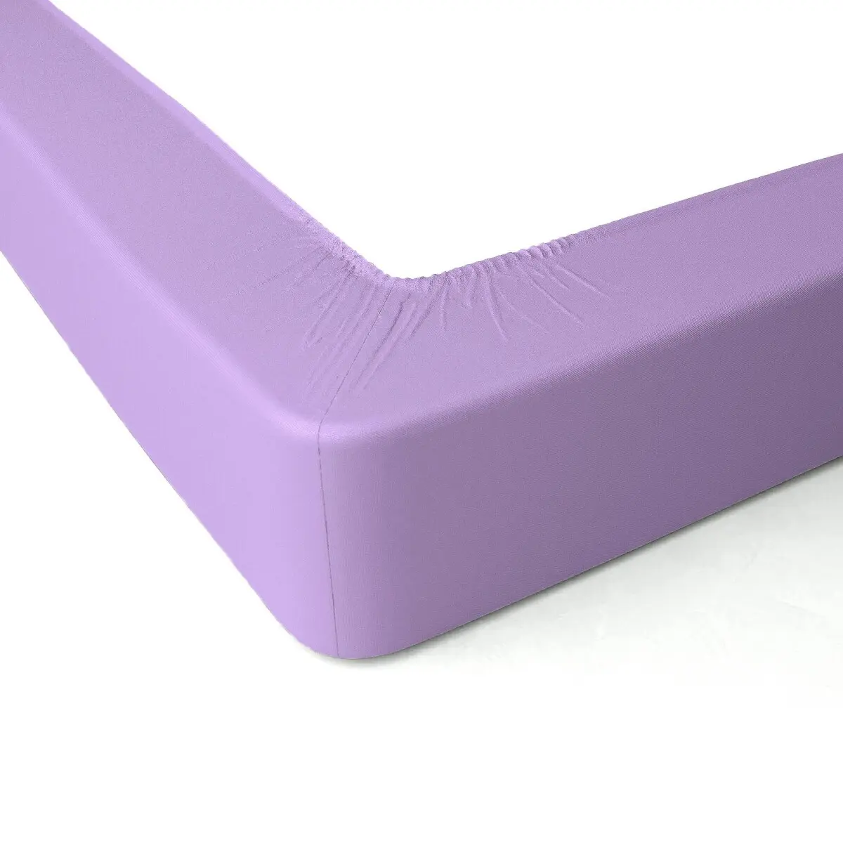 Jednobarevné perkálové napínací prostěradlo, hloubka rohů 40 cm