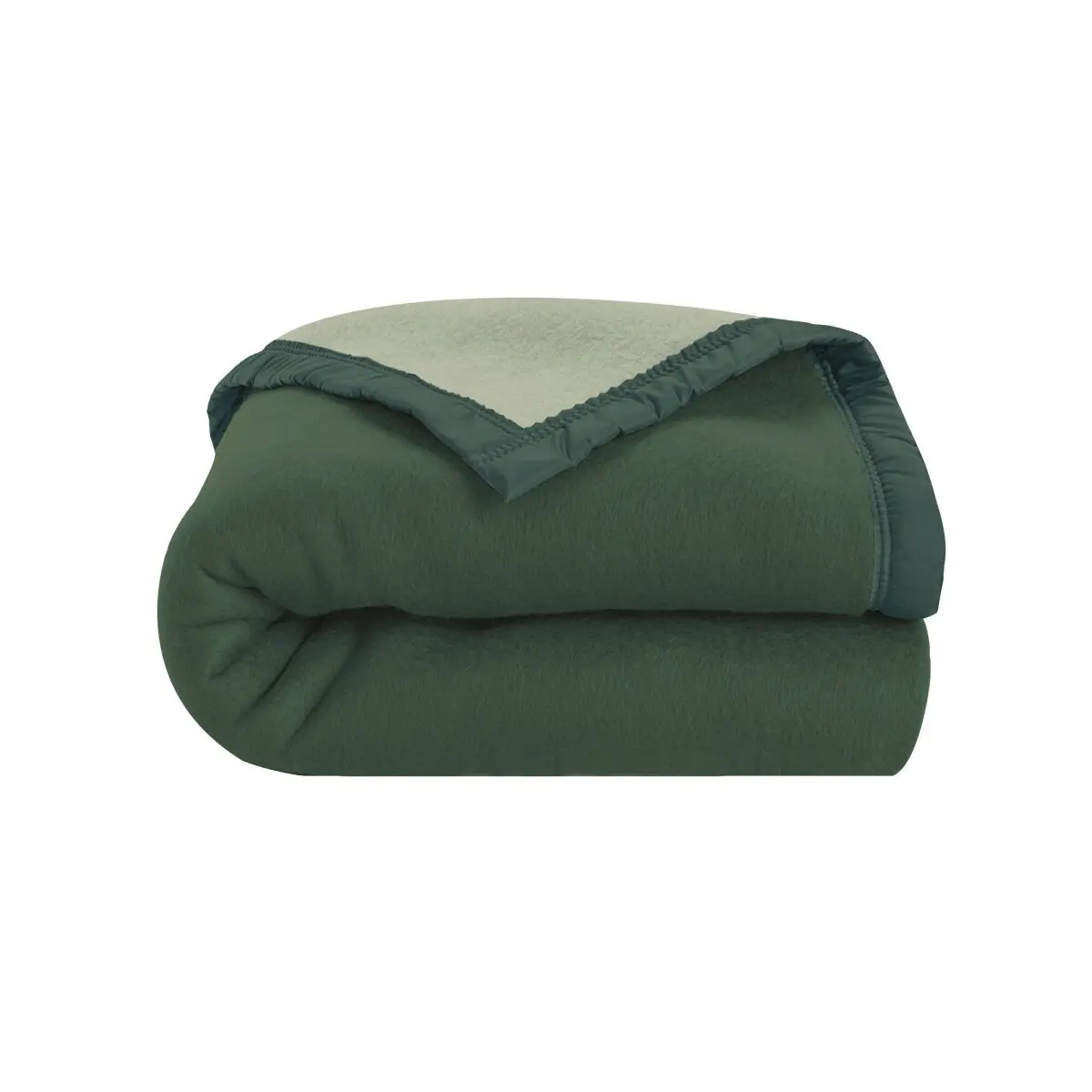 Dvoubarevná přikrývka Courtelle 420g/m2 eukalyptová 240x260 cm