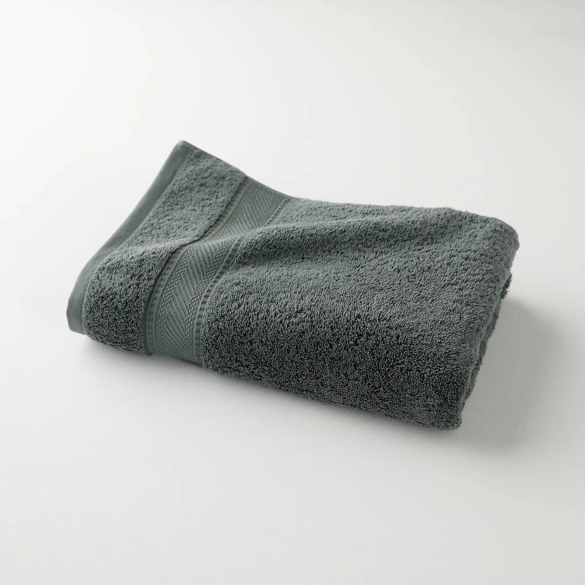 Jednobarevná froté sada koupelnového textilu zn. Colombine, luxusní kvalita 540 g/m2 khaki 68x132 cm