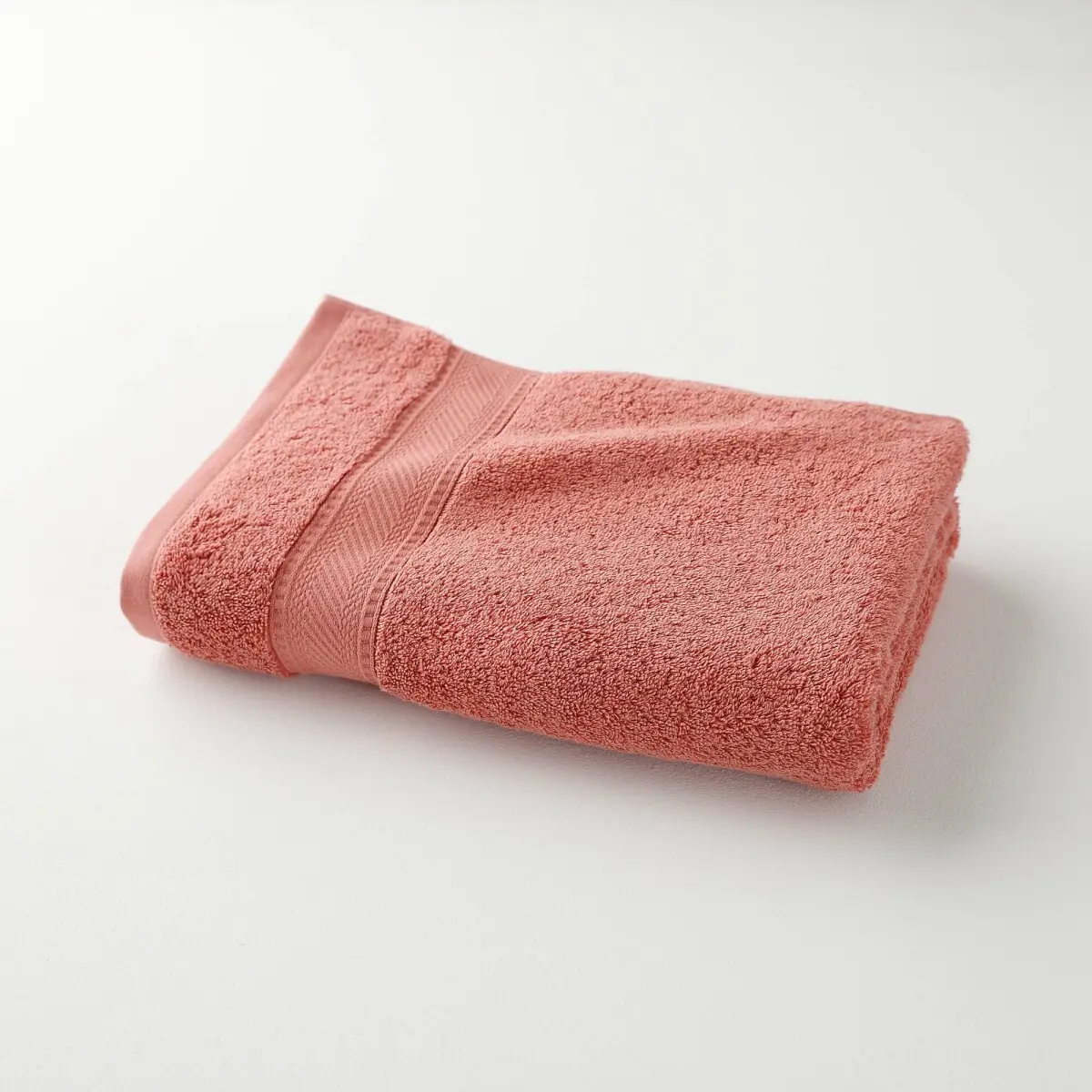 Jednobarevná froté sada koupelnového textilu zn. Colombine, luxusní kvalita 540 g/m2 cihlová 3 žínky 15x21 cm