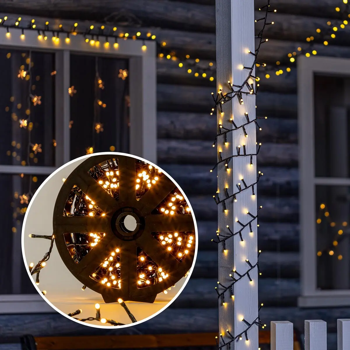 Haushalt International LED Světelný řetěz na kotouči 500 LED