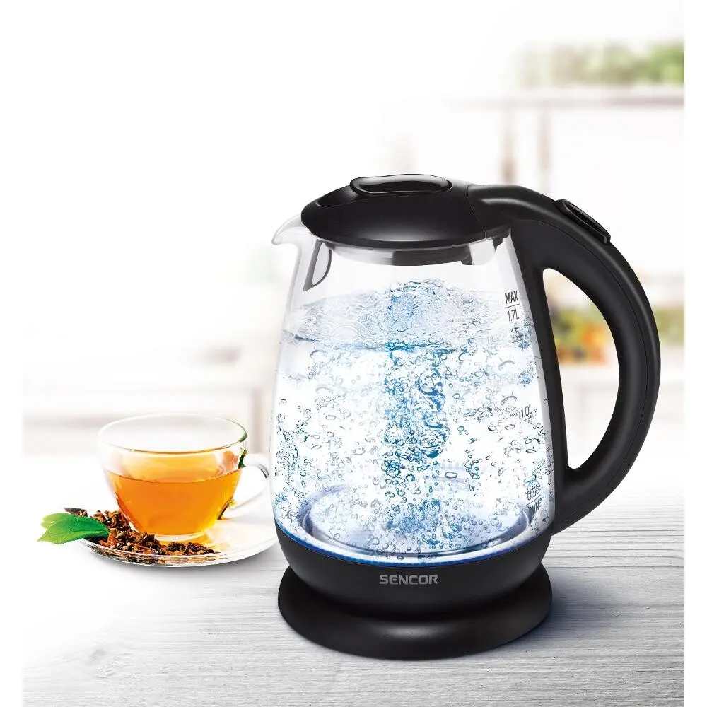 Rychlovarná skleněná konvice 1,7 l