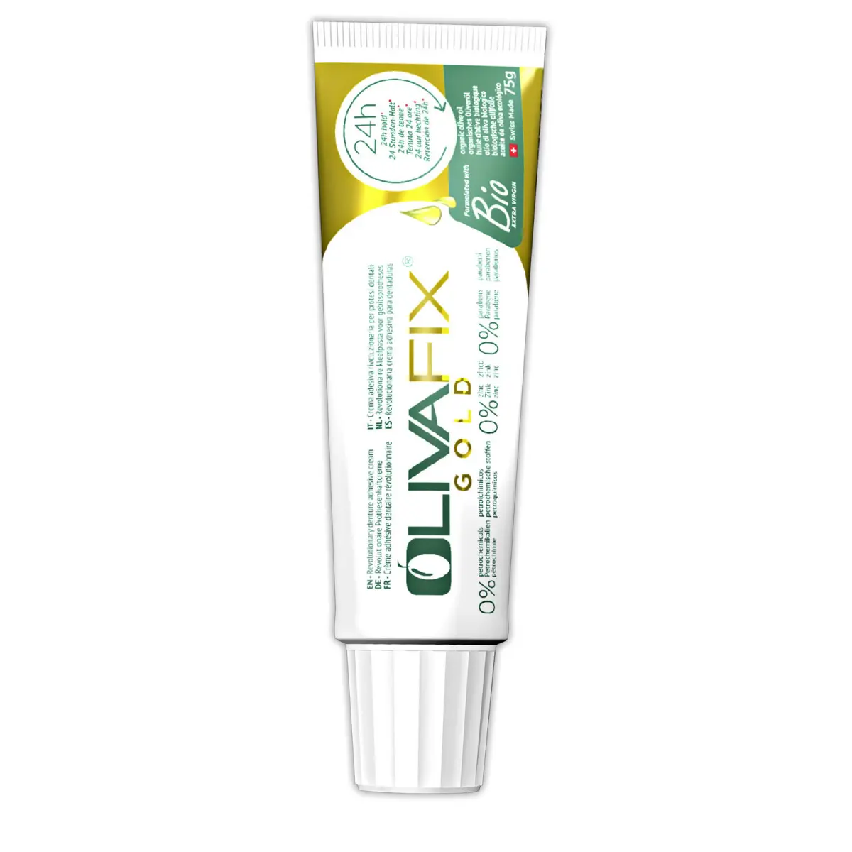 Olivafix na zubní protézy