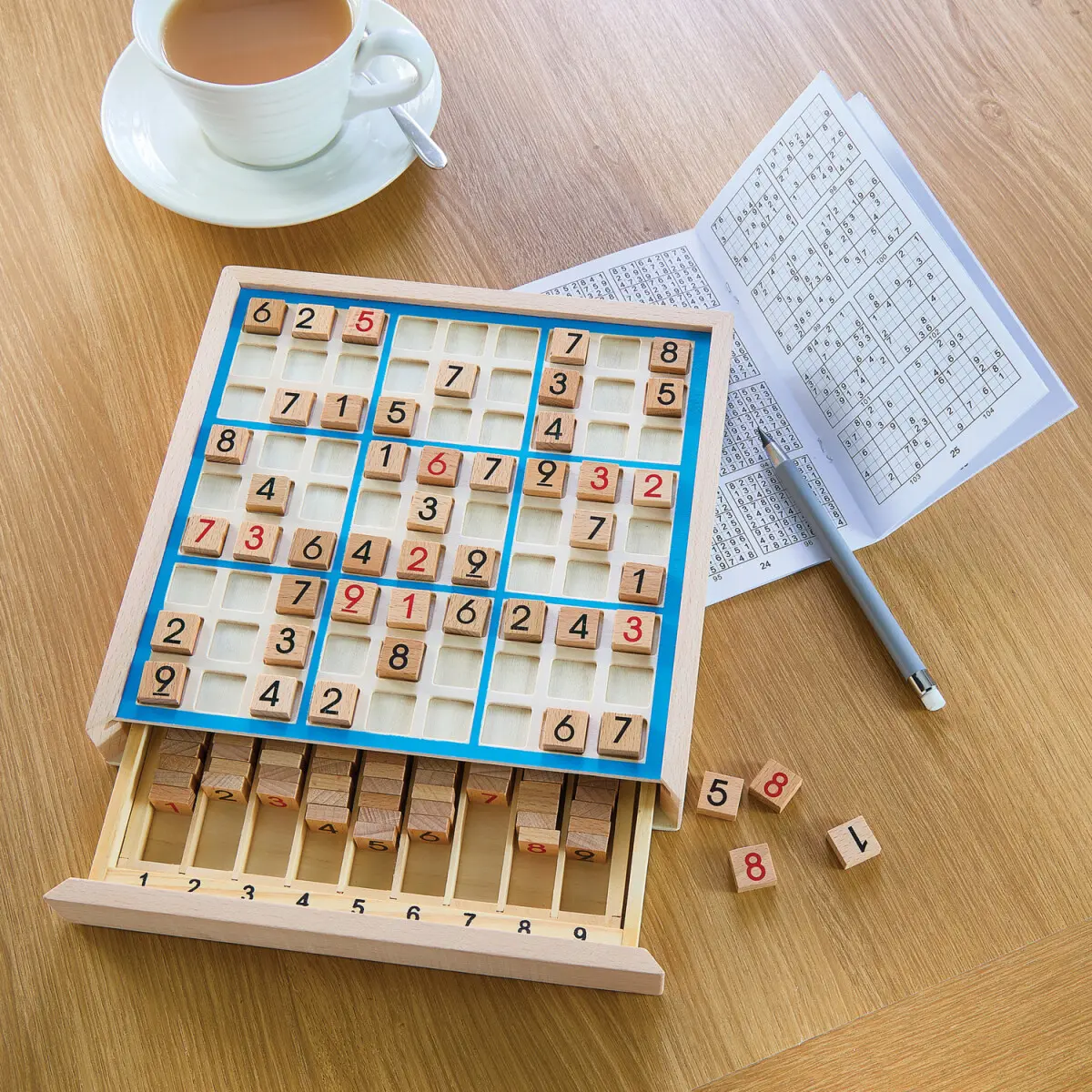 Hra Sudoku ze dřeva