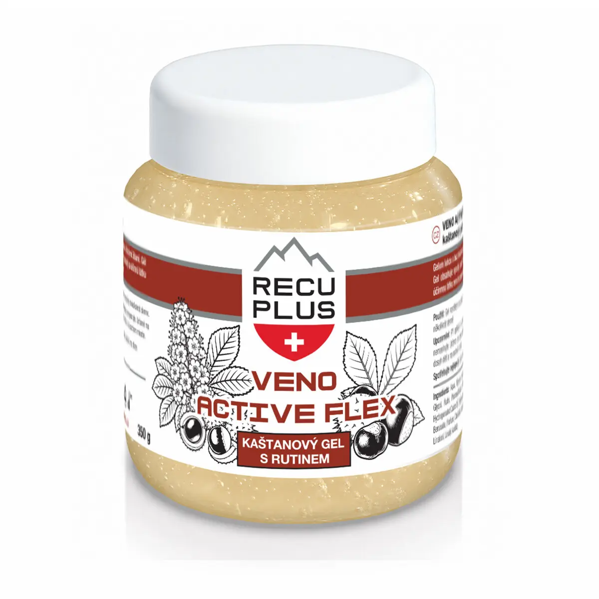 RECUPLUS Veno Active Flex kaštanový gel s rutinem