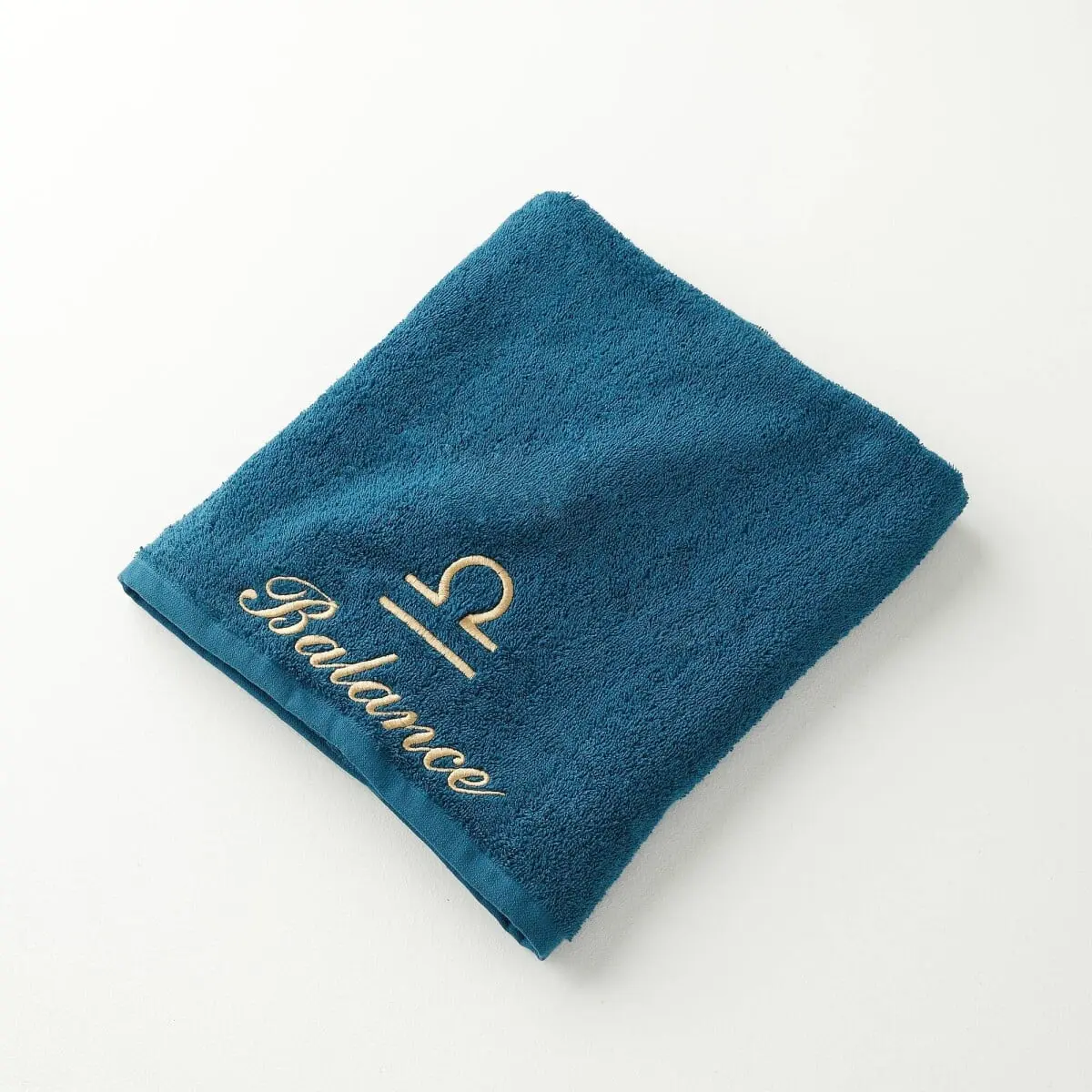 Koupelový textil s výšivkou astrologického znamení, bavlna 420g/m2