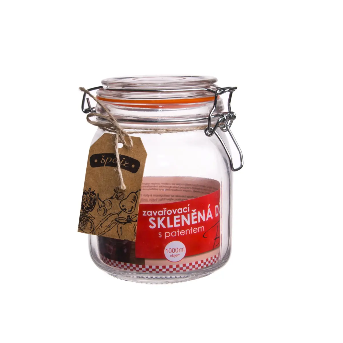 Dóza s klipovým uzávěrem BELA 1 l