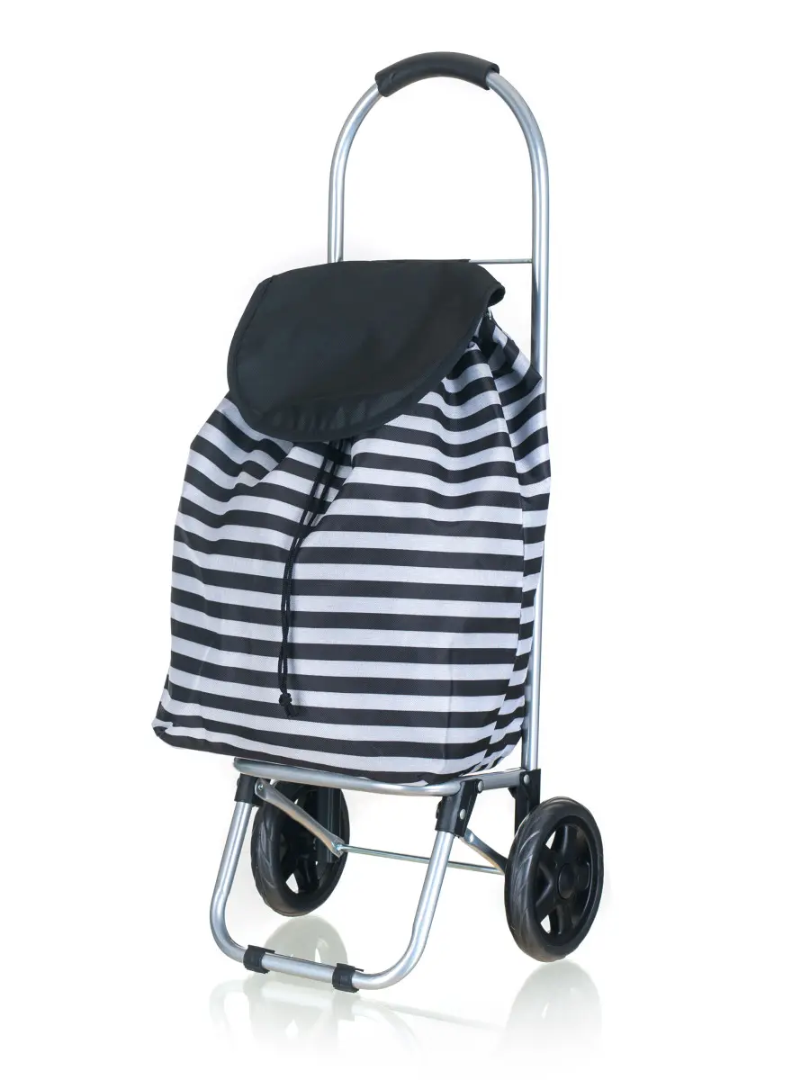 Brilanz Nákupní taška na kolečkách Černý pruh, 87 cm