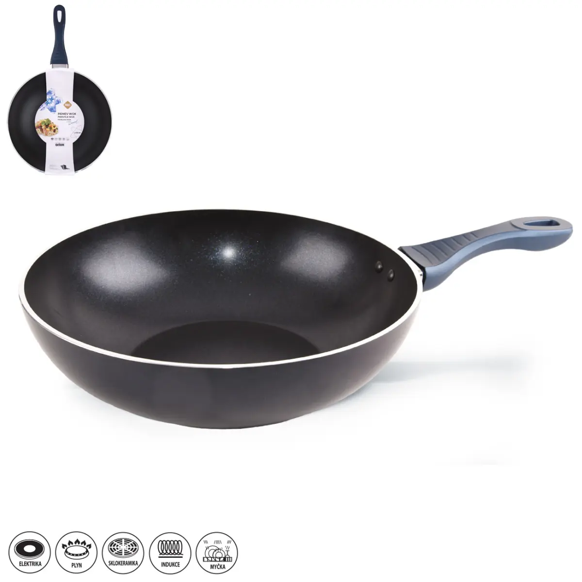 Pánev DIAMANT Wok pr. 30 cm