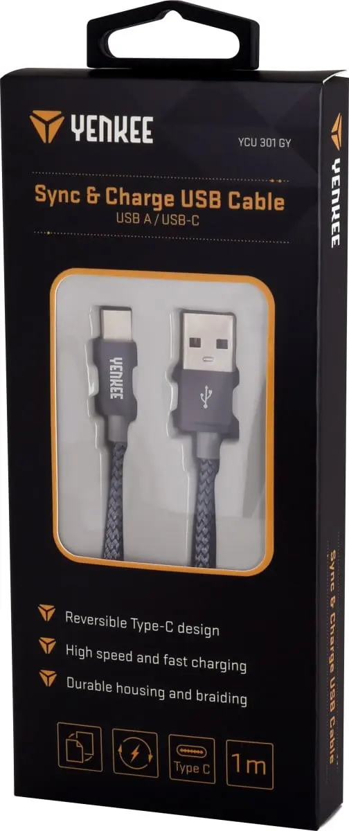 Synchronizační a nabíjecí kabel USB typ C 1 m