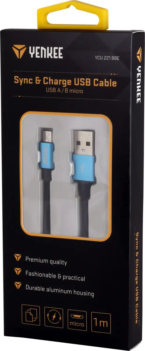 Synchronizační a nabíjecí kabel USB 1 m