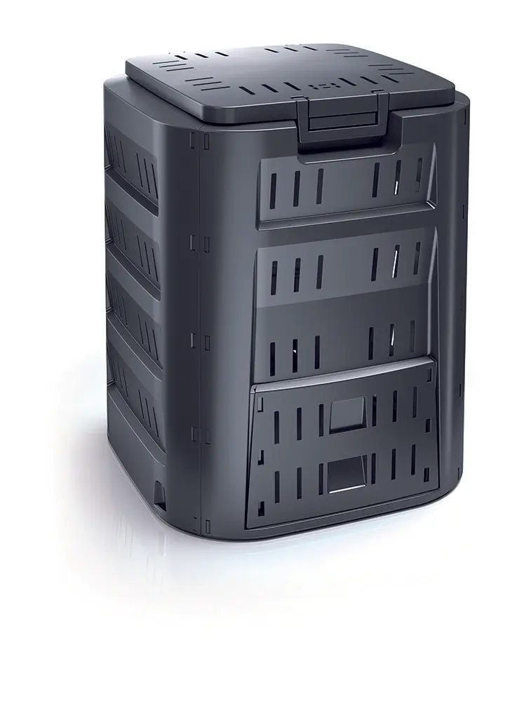 Kompostér zahradní COMPOGREEN 320l černý