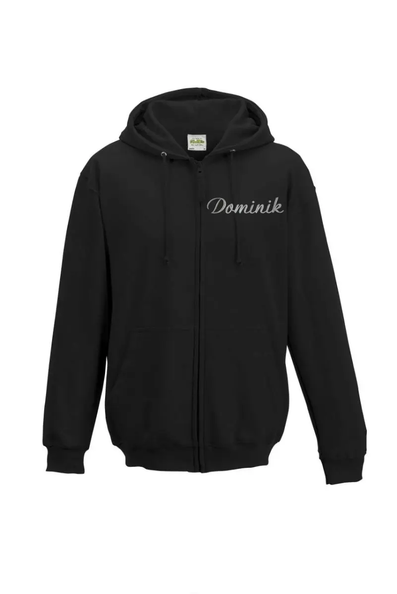 Pánská mikina na zip s kapucí personalizovaná