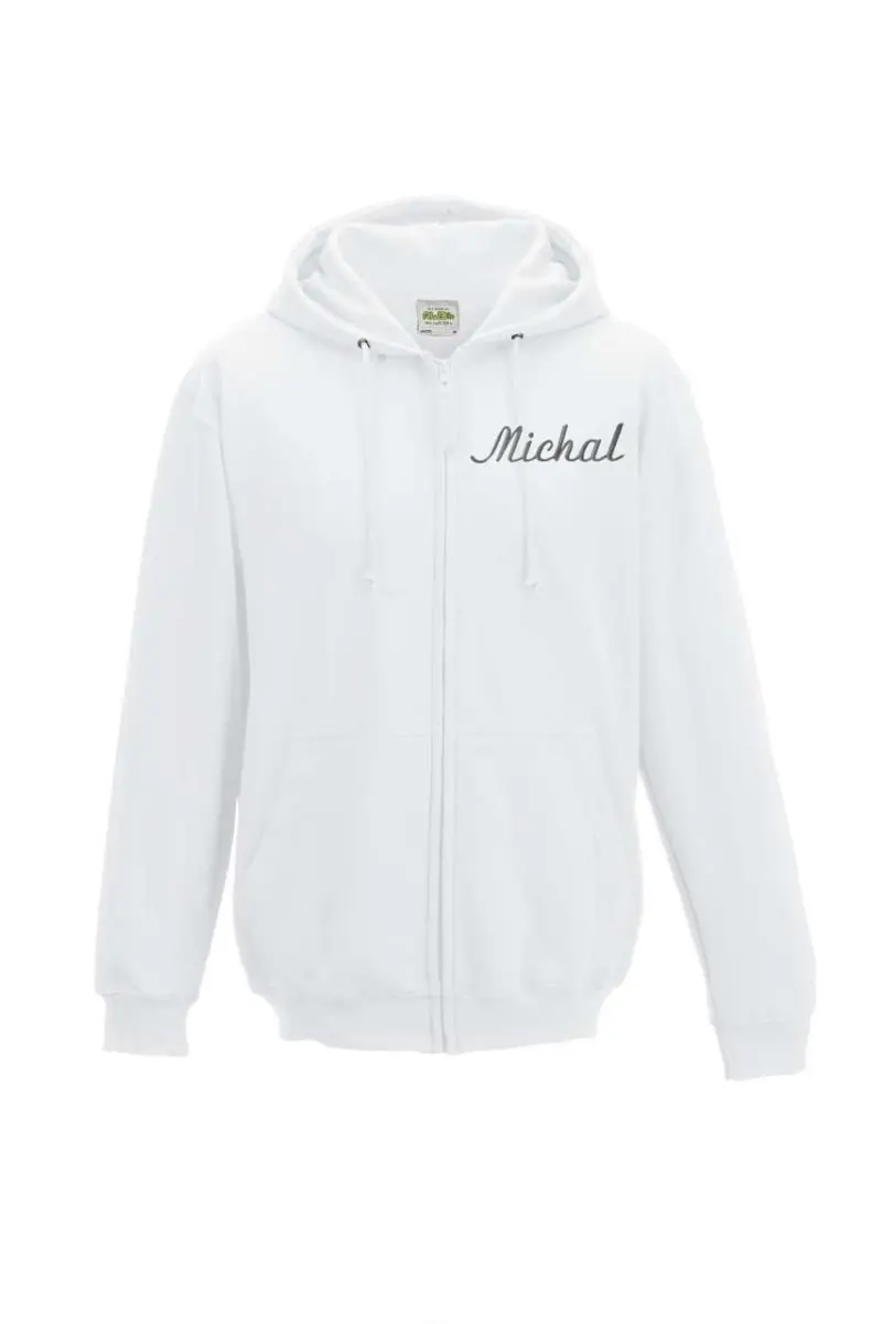 Pánská mikina na zip s kapucí personalizovaná