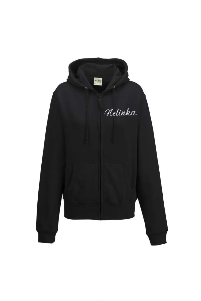 Dámská mikina na zip s kapucí personalizovaná