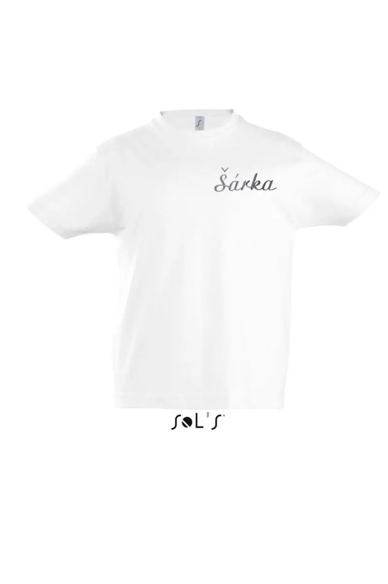 Dětské bavlněné tričko personalizované