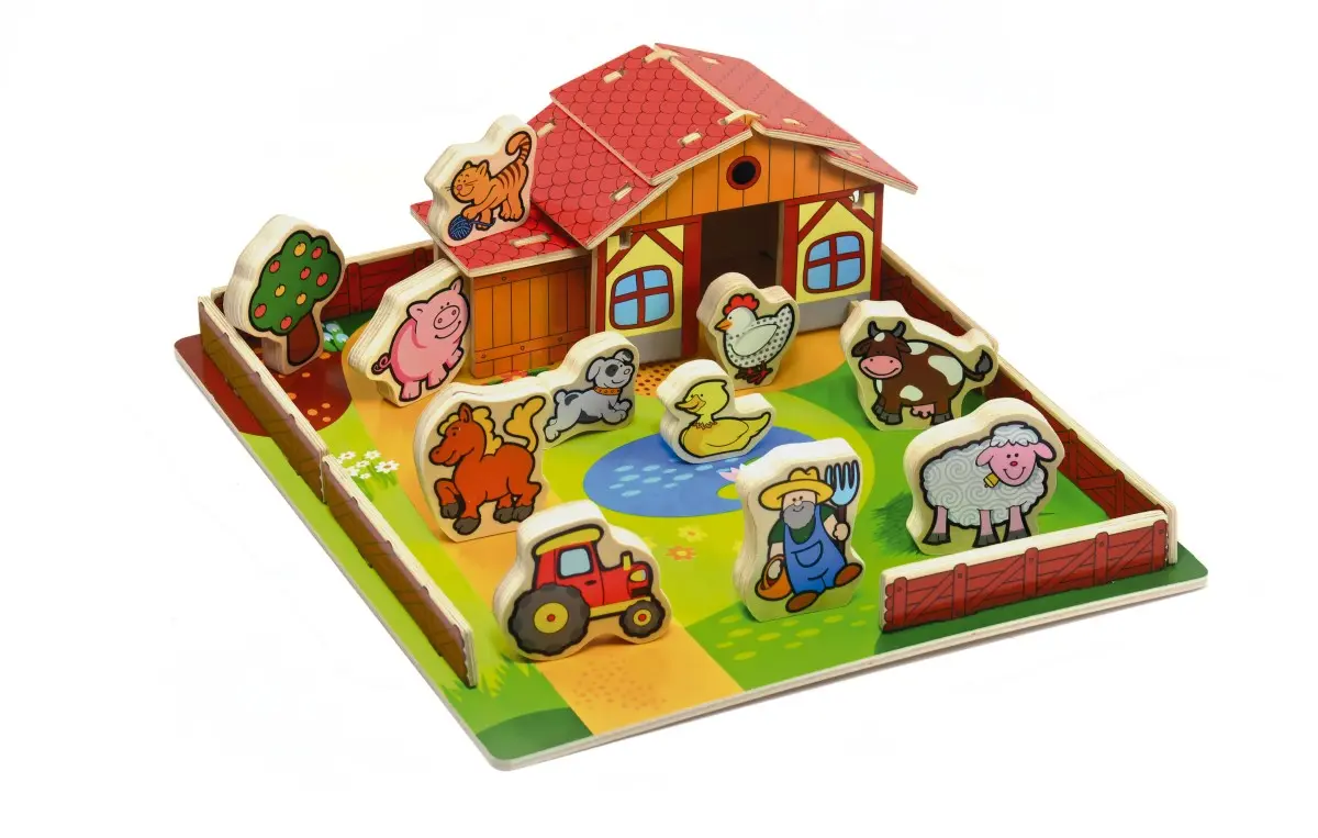 Farma dřevěná - Moje první zvířátka (Teddies)