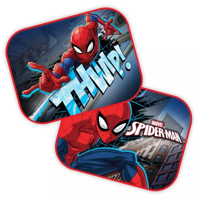 Slunenční clona 44 x 35 cm 2 ks Spiderman
