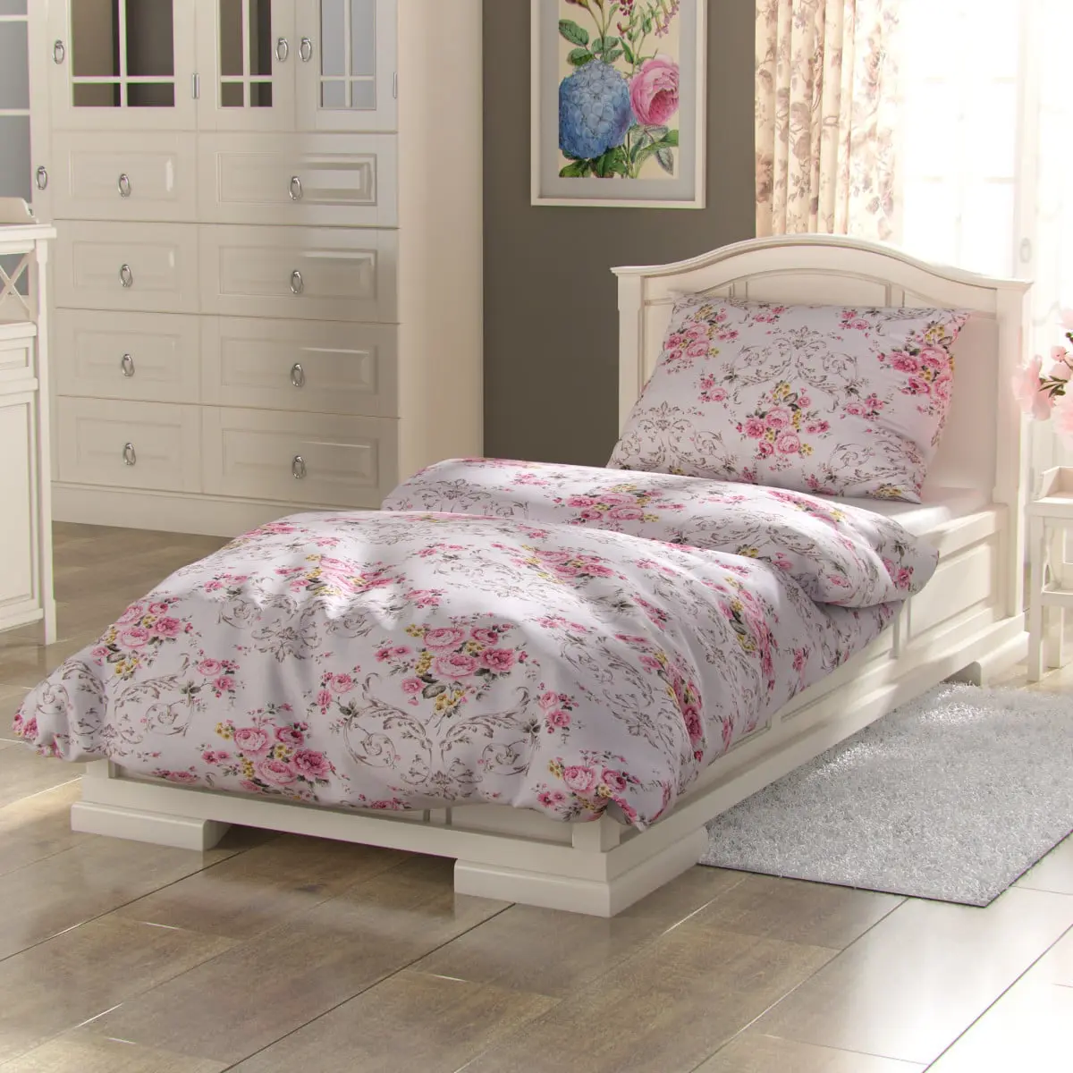 Kvalitex Bavlněné povlečení PROVENCE COLLECTION Cler růžová