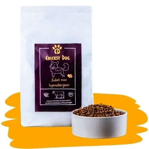 Juliet hypoalergenní suché krmivo pro psy s hovězím – „extra malé granule” - 2 x 3 kg (=6 kg)