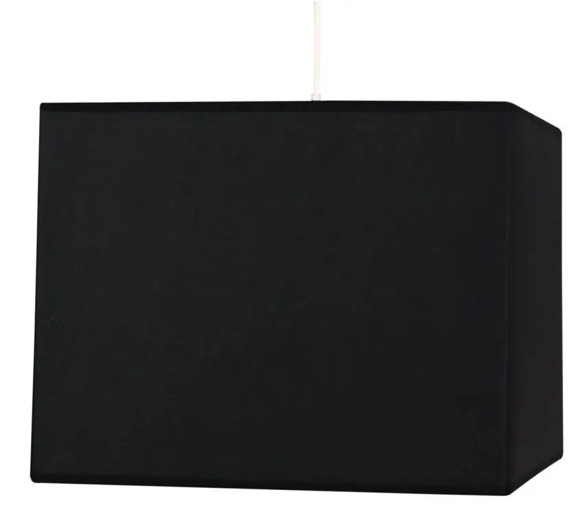 Stropní závěsné svítidlo 1X60W E27 černé BASIC