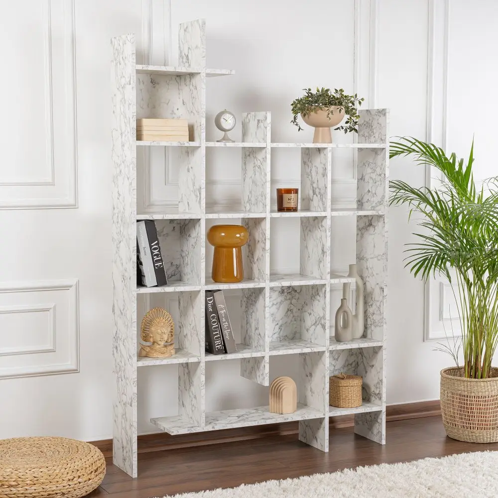 Knihovna Manco - Carrara Marble