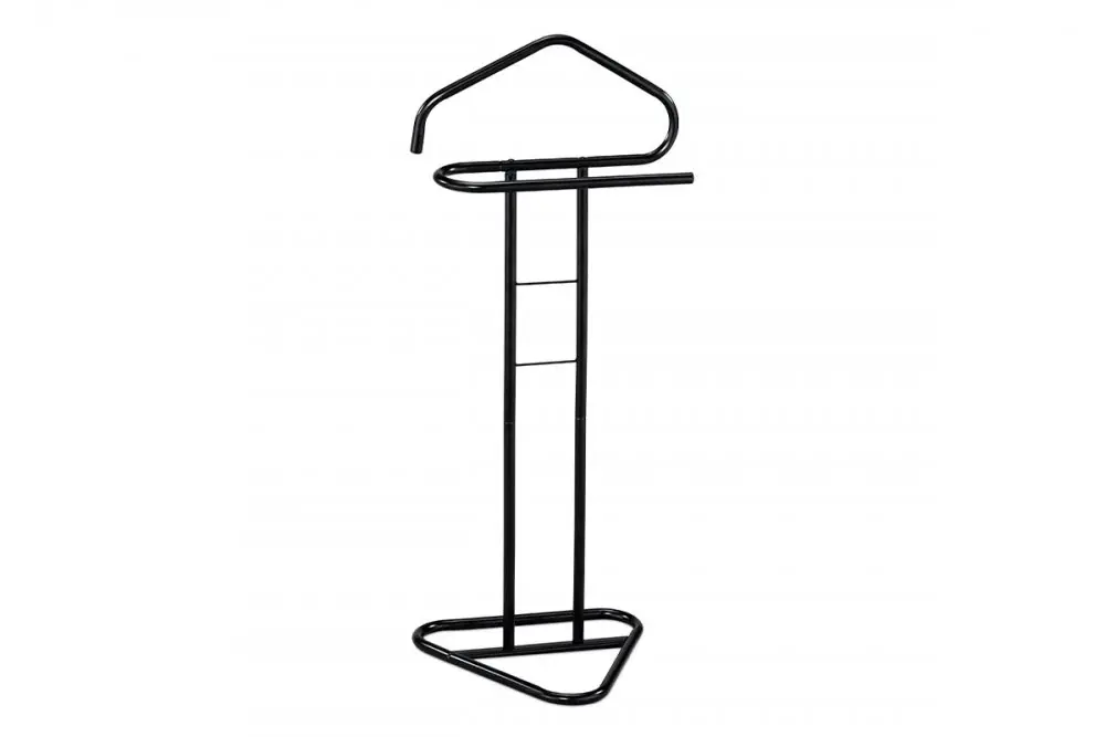 Autronic Němý sluha, kov, černá, 81119 BK NĚMÝ SLUHA - oblíbený věšák s kovovou konstrukcí - 108 cm -