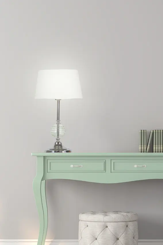 Světle zelená stolní lampa Fero