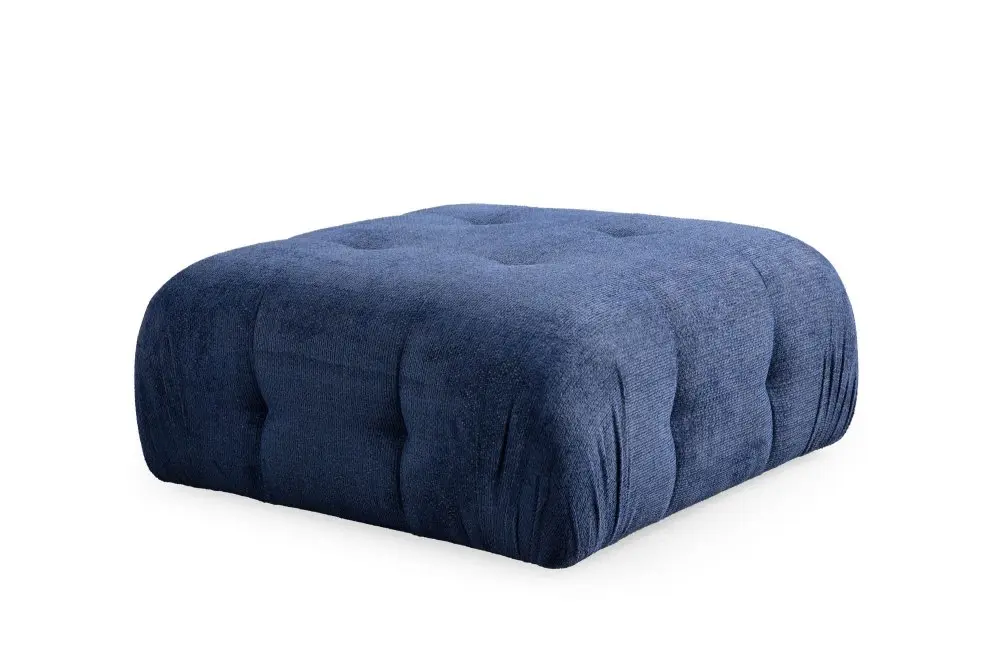 Taburet Amaris Pouffe - Navy Blue