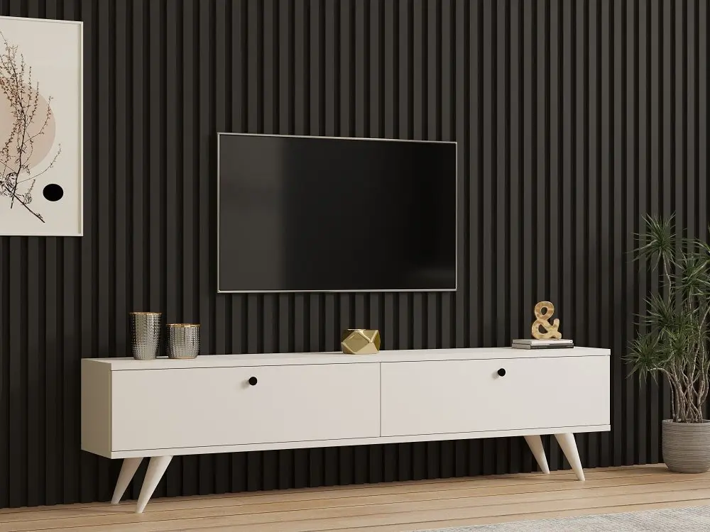 TV stolek Paris - White