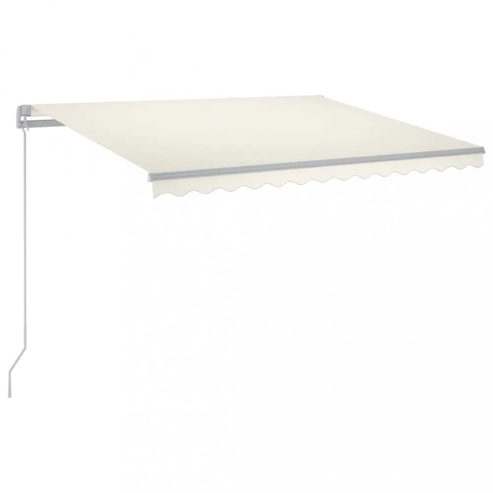 Ručně zatahovací markýza s LED světlem 300x250 cm Dekorhome