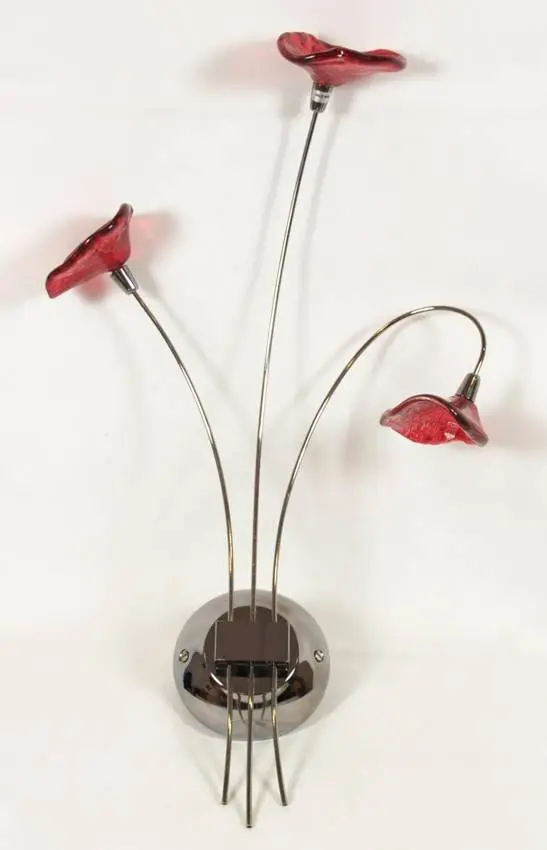 414 L&H Rio nástěnná lampa 3x20W G4 12V chrom