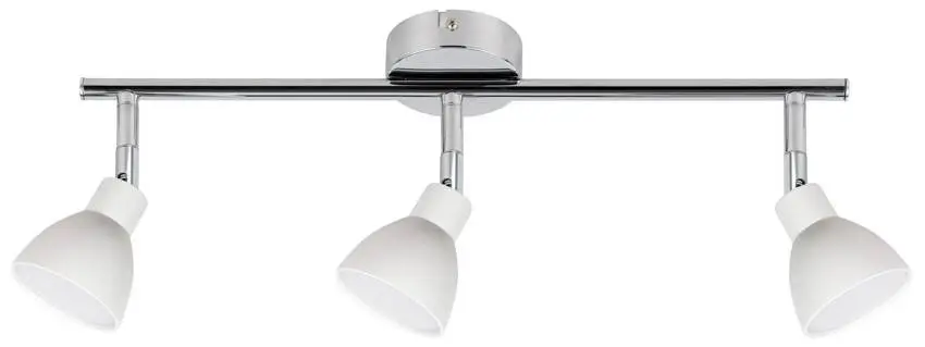 LED nástěnná lampa 3x5W COB ROY STRIP BÍLÁ