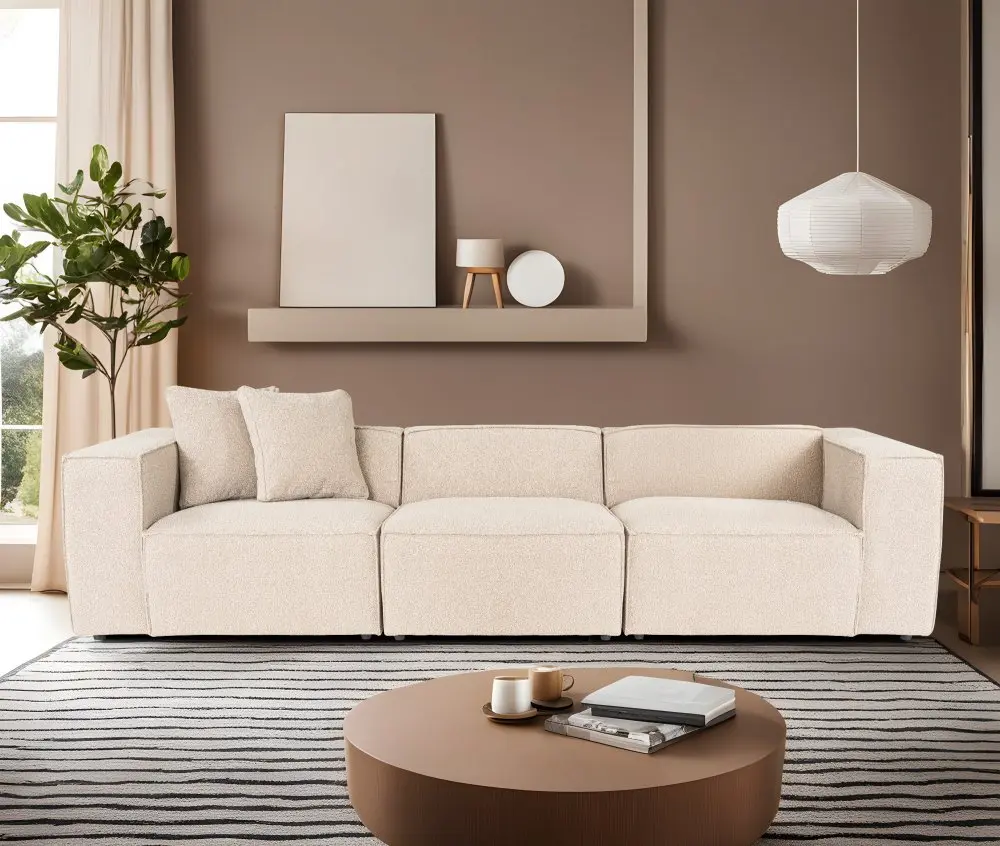Trojmístná pohovka Lora 3 Seater - Peach