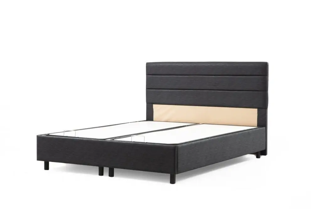 Rám jednolůžkové postele s čelem Motya 90 x 190 - Anthracite