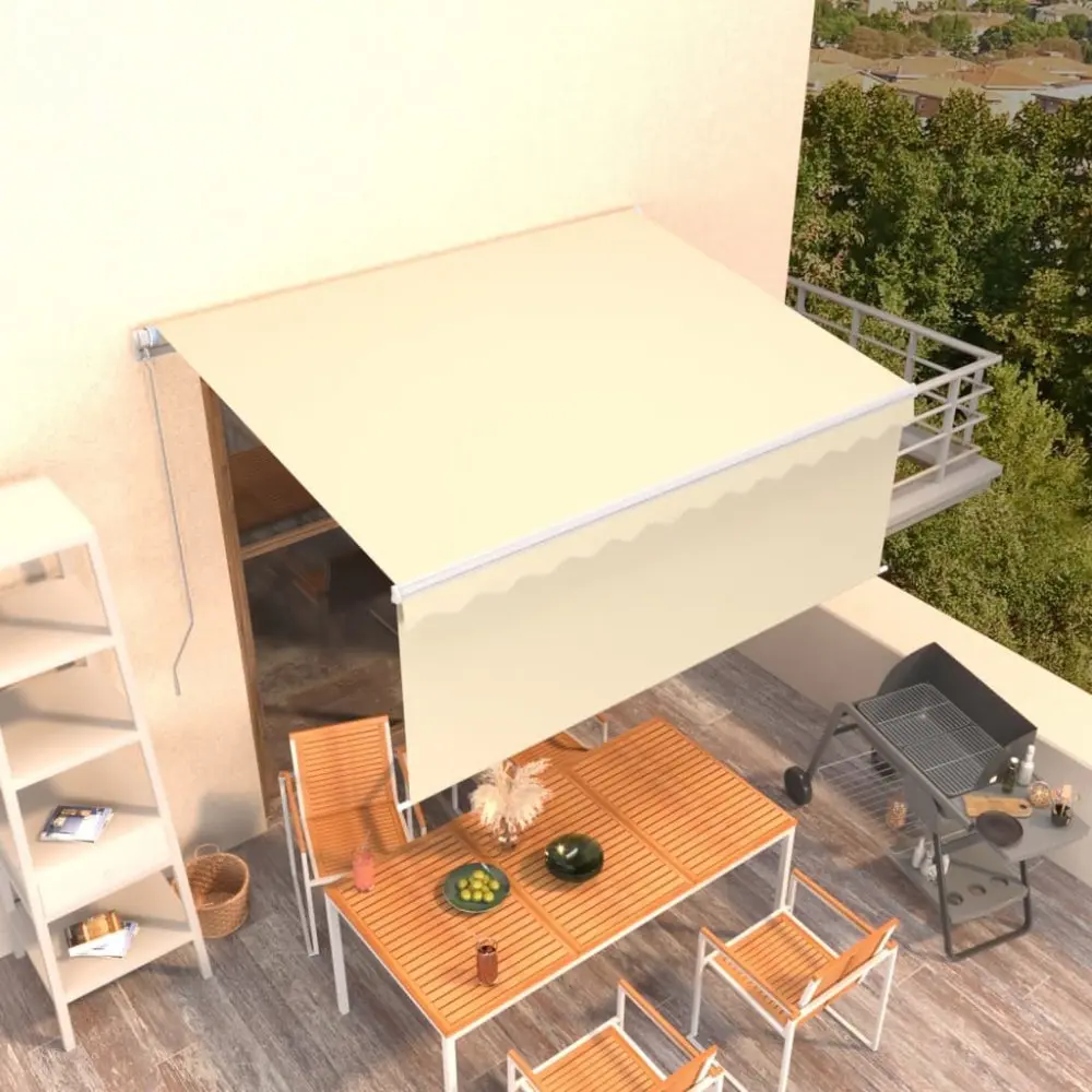 Ručně zatahovací markýza s roletou 350x250 cm Dekorhome
