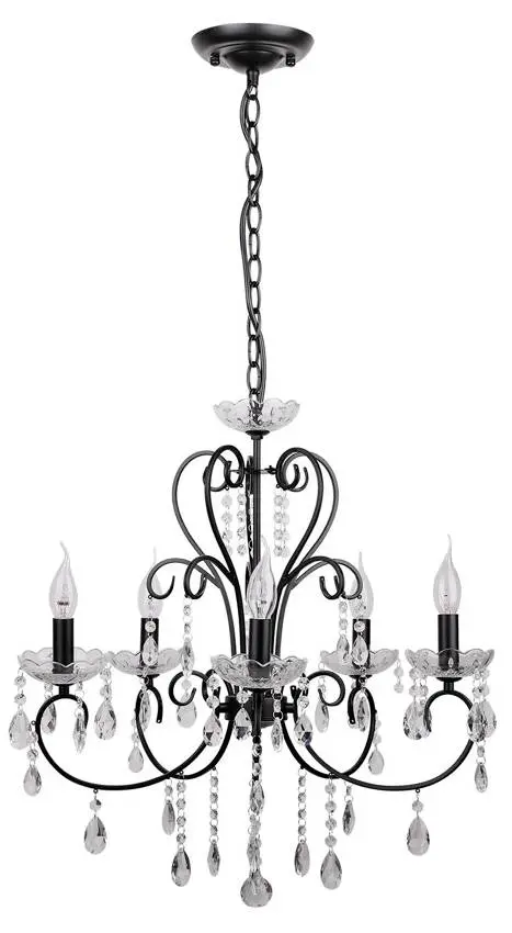 Závěsná lampa AURORA 5xE14 lustr Candellux