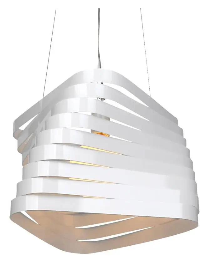 Stropní svítidlo 1X60W E27 závěsné bílé BIZO