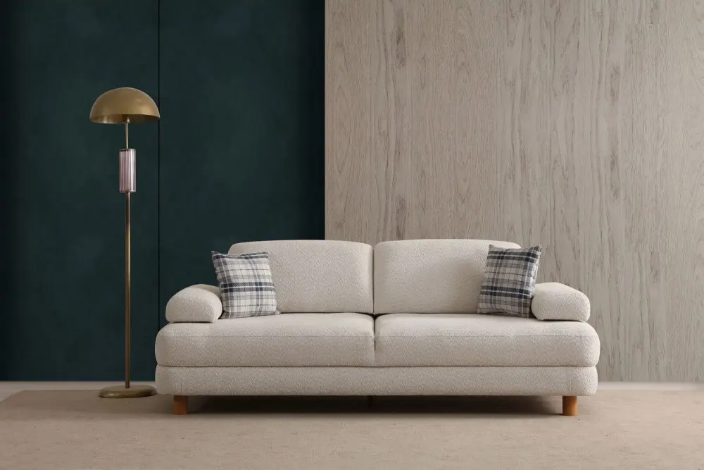Trojmístná rozkládací pohovka Nice 3 Seater - Cream