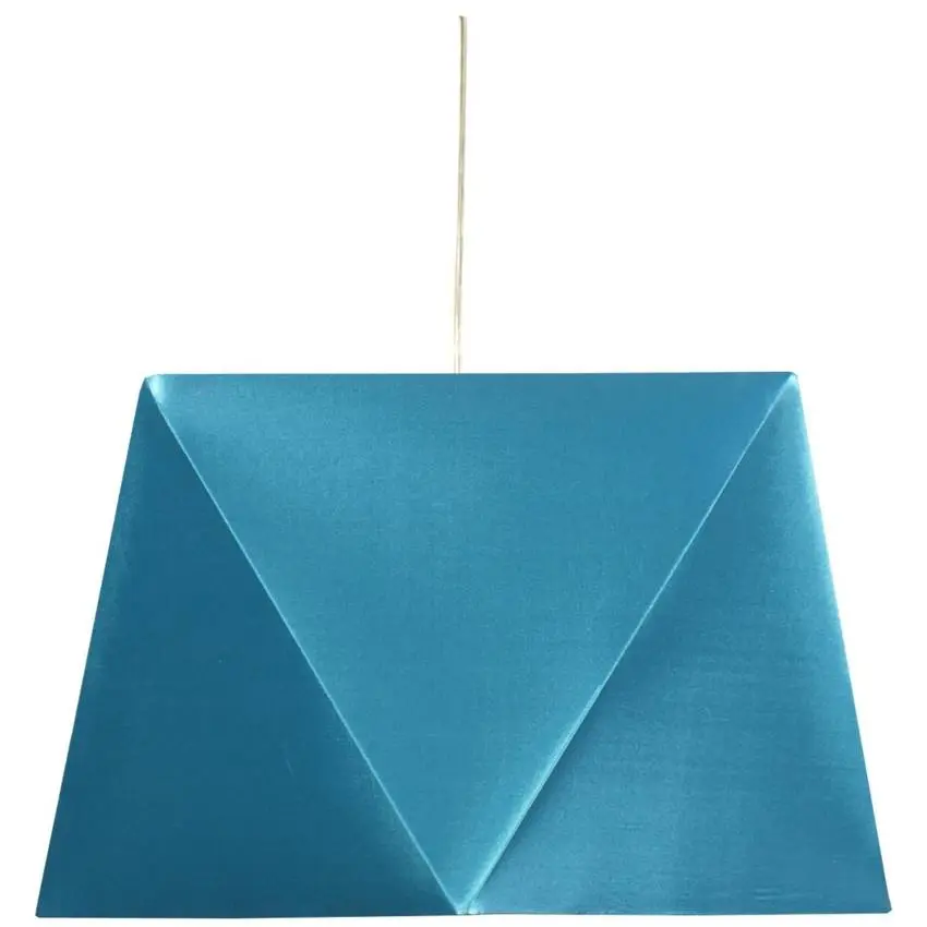Stropní závěsná lampa 1X60W E27 tyrkysová HEXAGEN