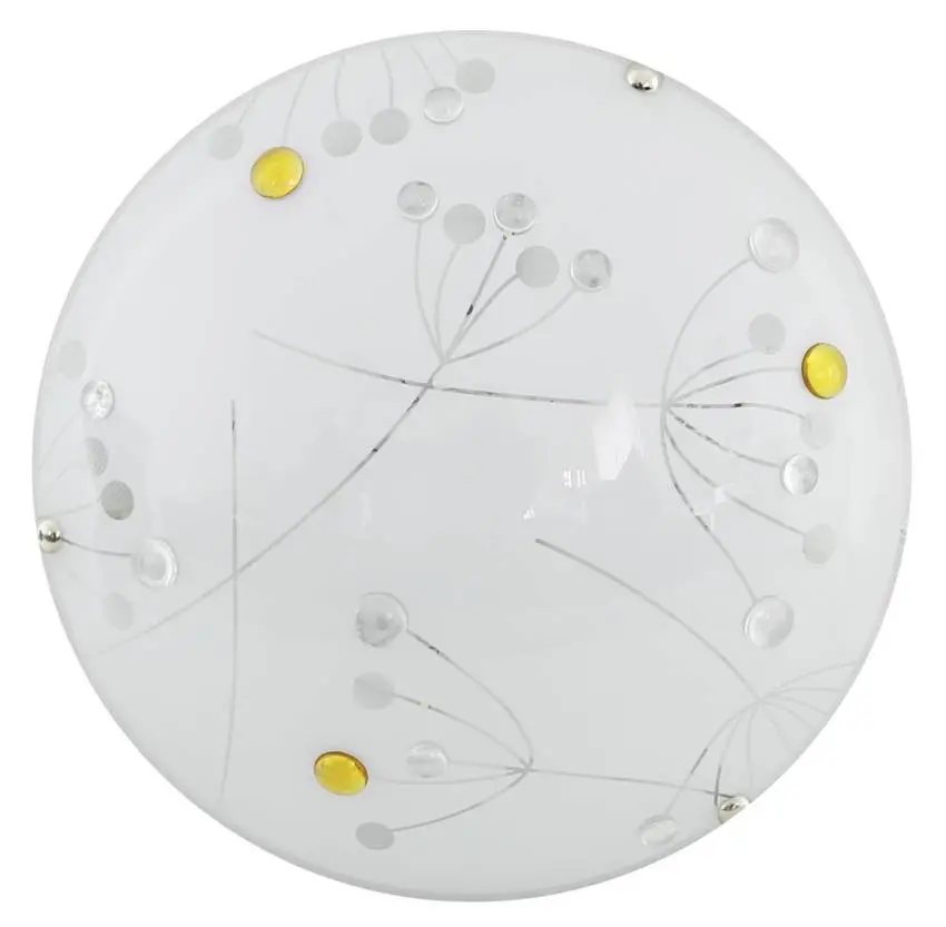 Stropní lampa Květinová stropní LED 6500K Jantarová
