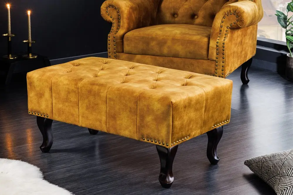 Chesterfield taburet MIDAS Dekorhome