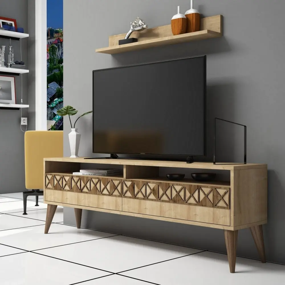 TV stěna / Sestava pod TV Line - Oak