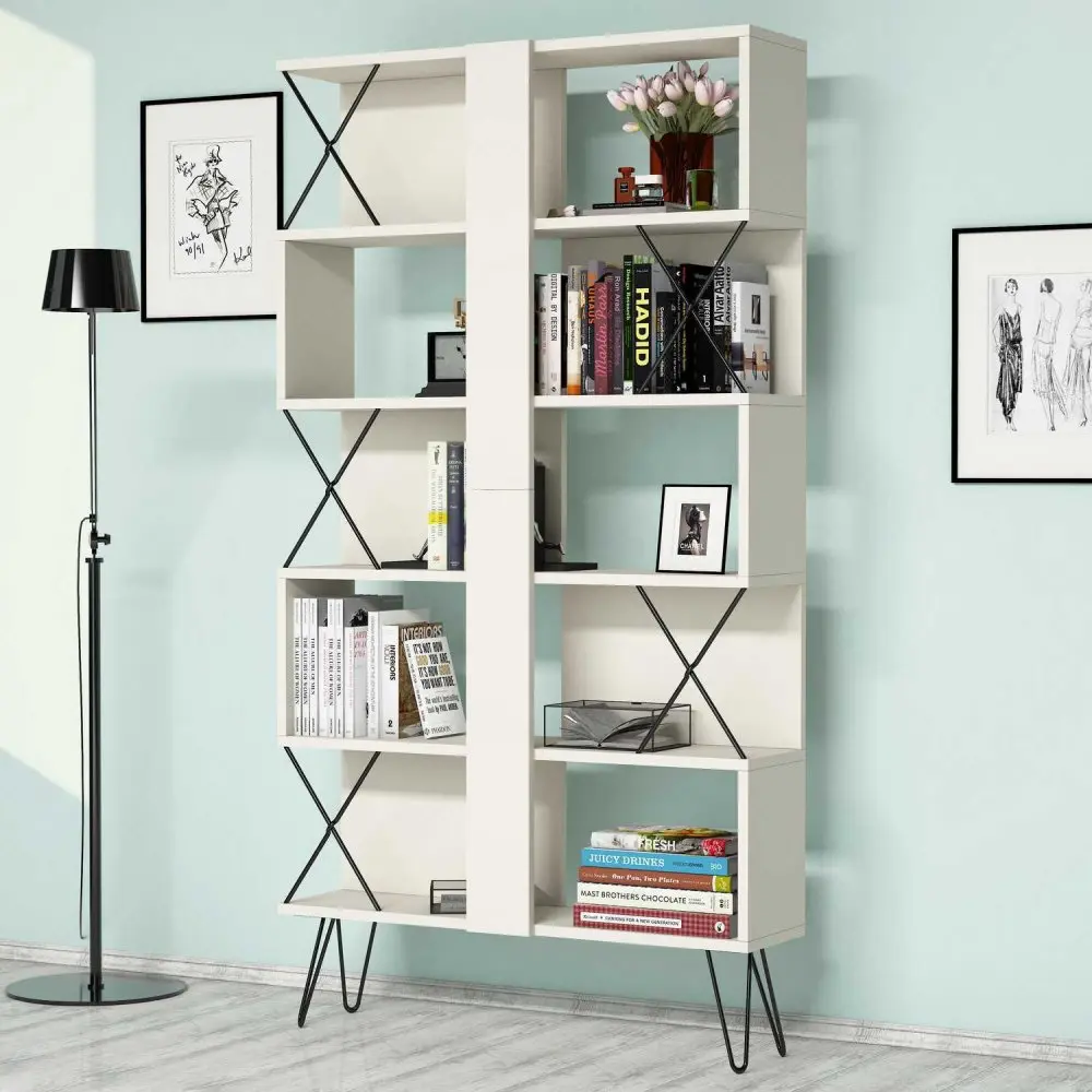 Hanah Home Knihovna EXTRA krémová